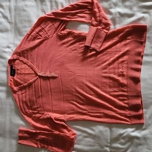 Armani Exchange Men's Pullover Size Med  Cotton Blend  Lightweight Salmon Color
